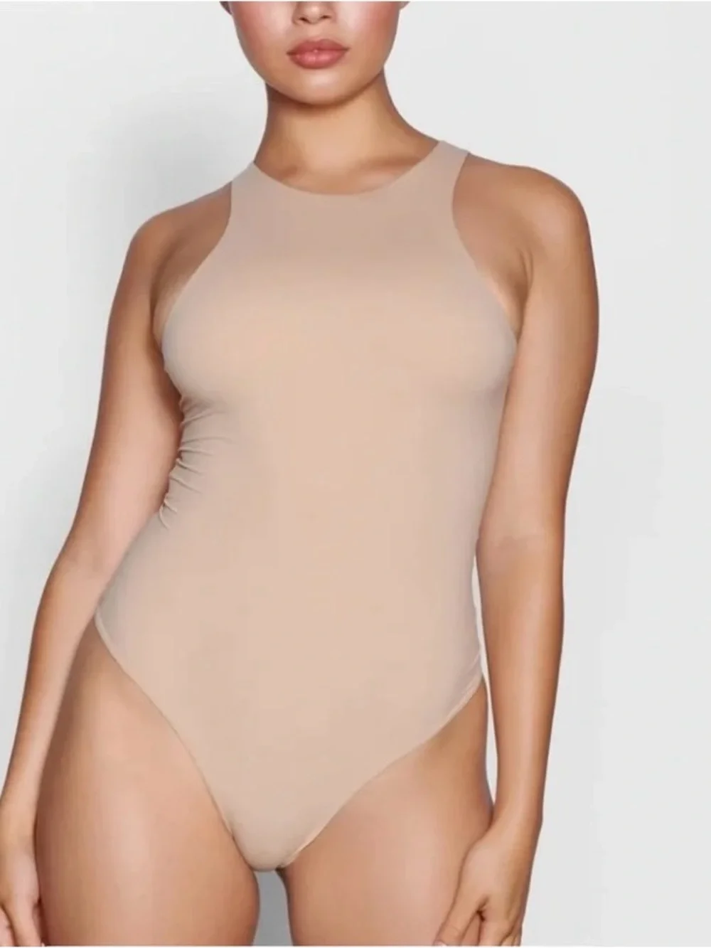 - Skims Womens’ Fits Everybody High Neck Bodysuit Size XL